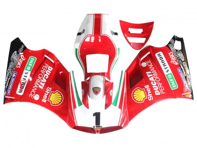 Purchase 1993-2005 White Red Yellow Green Glossy Black Performance Ducati 748/916/996/998 Motorcycle Fairings UK
