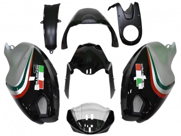 Purchase 2008-2012 Black Silver Ducati Ducati Monster 696 796 1100 1100S Motorcycle Fairings UK Purchase 2008-2012 Black Silver Ducati Ducati Monster 696 796 1100 1100S Motorcycle Fairings UK