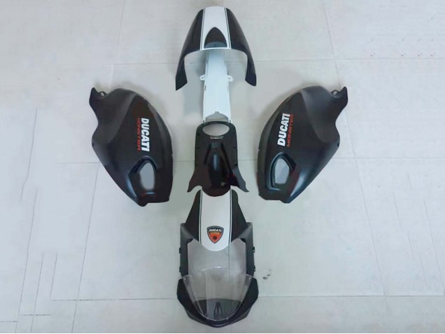 Purchase 2008-2012 Matte Black White Ducati Ducati Monster 696 796 1100 1100S Motorcycle Fairings UK