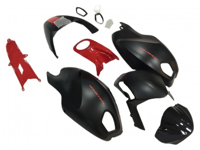 Purchase 2008-2012 Black Red Monster Ducati Ducati Monster 696 796 1100 1100S Motorcycle Fairings UK Purchase 2008-2012 Black Red Monster Ducati Ducati Monster 696 796 1100 1100S Motorcycle Fairings UK