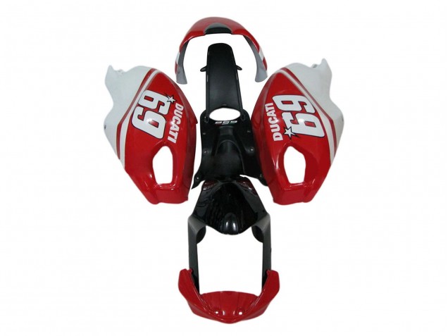 Purchase 2008-2012 Red White Black 69 Ducati Ducati Monster 696 796 1100 1100S Motorcycle Fairings UK