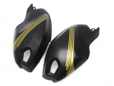 Purchase 2008-2012 Matte Black Gold Ducati Monster 696 796 1100 1100S Motorcycle Fairings UK