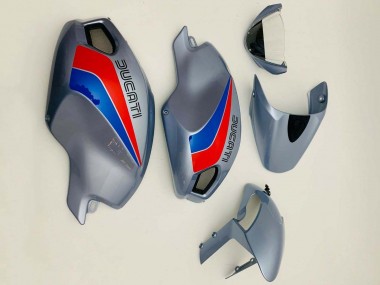 Purchase 2008-2012 Silver Red Blue Ducati Monster 696 796 1100 1100S Motorcycle Fairings UK