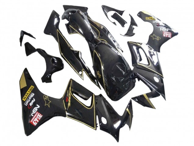 Purchase 2002-2006 Black Gold Honda CBR125R Motorcycle Fairings UK Purchase 2002-2006 Black Gold Honda CBR125R Motorcycle Fairings UK
