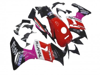 Purchase 2002-2006 Black Red Pink Repsol Michelin Honda CBR125R Motorcycle Fairings UK