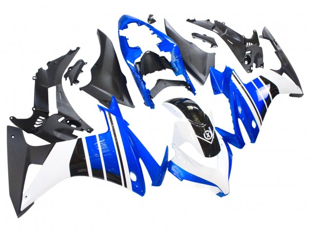 Purchase 2013-2015 Blue White Matte Black Honda CBR500R Motorcycle Fairings UK