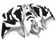 Purchase 2013-2015 Silver Glossy Black Honda CBR500R Motorcycle Fairing UK