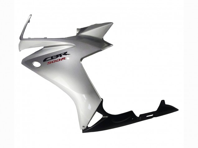 Purchase 2013-2015 Silver Glossy Black Honda CBR500R Motorcycle Fairing UK