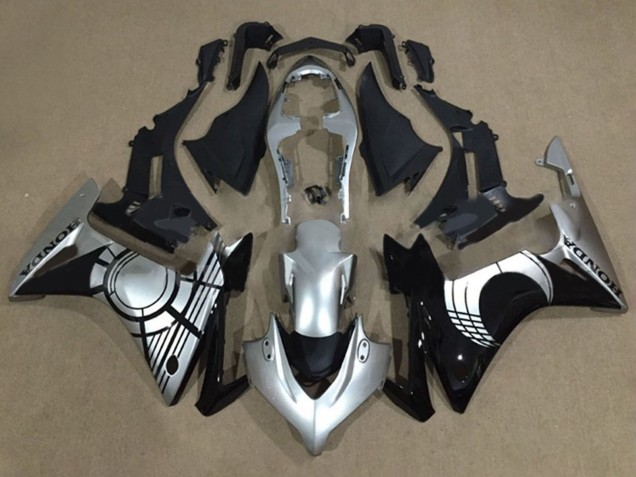Purchase 2013-2015 Silver Glossy Black Honda CBR500R Motorcycle Fairings UK