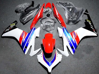 Purchase 2013-2015 White Red Blue HRC Honda CBR500R Motorcycle Fairing UK