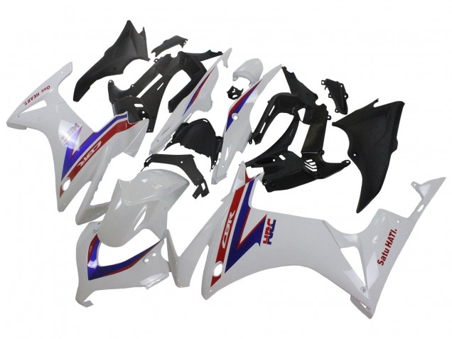 Purchase 2013-2015 White Red Blue HRC Honda CBR500R Motorcycle Fairings UK