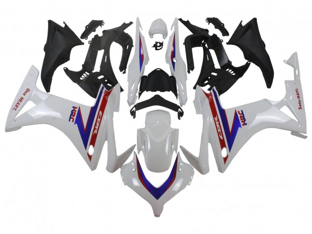 Purchase 2013-2015 White Red Blue HRC Honda CBR500R Motorcycle Fairings UK