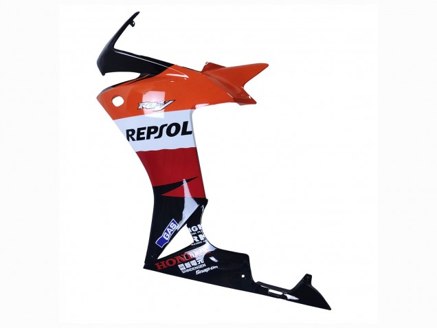 Purchase 2013-2015 Orange White Red Glossy Black Repsol 3 Honda CBR500R Motorcycle Fairings UK