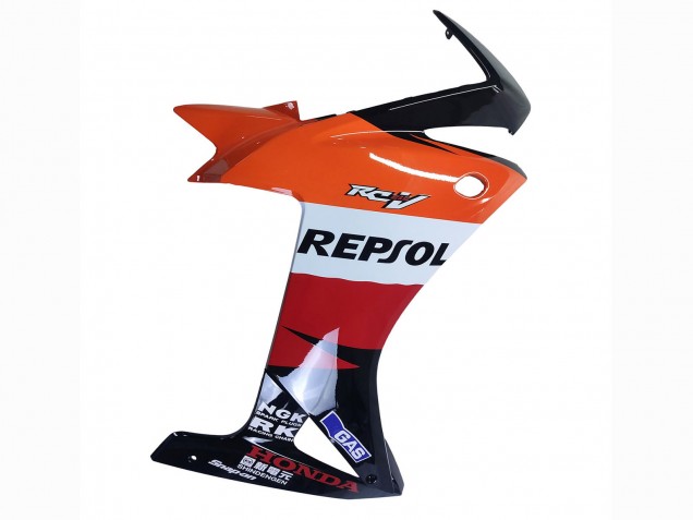 Purchase 2013-2015 Orange White Red Glossy Black Repsol 3 Honda CBR500R Motorcycle Fairings UK