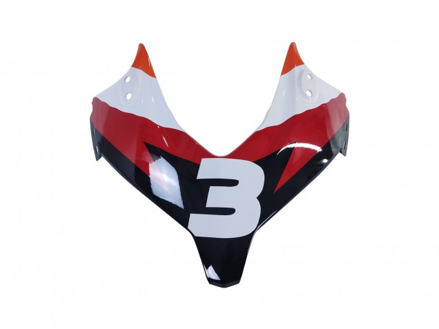 Purchase 2013-2015 Orange White Red Glossy Black Repsol 3 Honda CBR500R Motorcycle Fairings UK