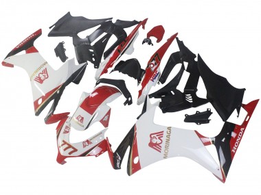 Purchase 2013-2015 White Red Green Glossy Black Morinage 777 Honda CBR500R Motorcycle Fairings UK