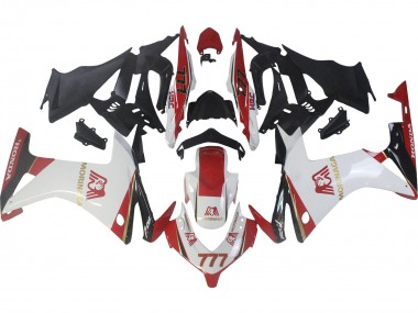 Purchase 2013-2015 White Red Green Glossy Black Morinage 777 Honda CBR500R Motorcycle Fairings UK