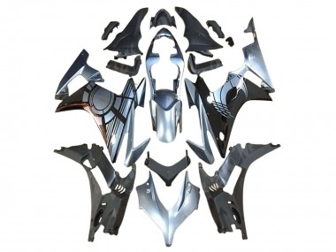 Purchase 2013-2015 Silver Glossy Black Honda CBR500R Motorcycle Fairing Kits UK