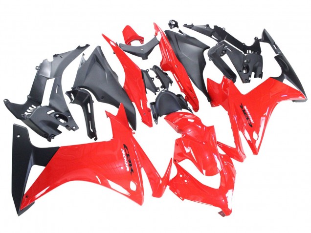 Purchase 2013-2015 Red Matte Black Honda CBR500R Motorcycle Fairings UK