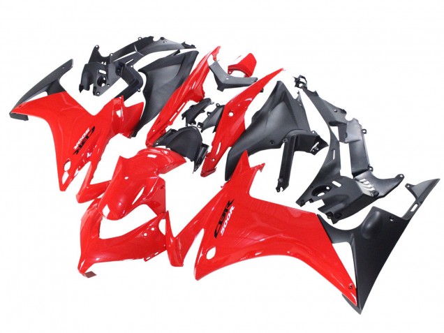 Purchase 2013-2015 Red Matte Black Honda CBR500R Motorcycle Fairings UK