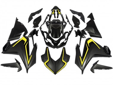 Purchase 2022-2023 Matte Black Yellow Honda CBR500R Motorcycle Fairings UK