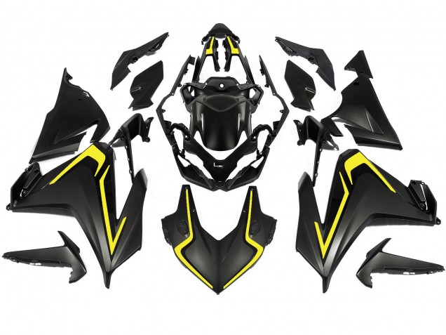 Purchase 2022-2023 Matte Black Yellow Honda CBR500R Motorcycle Fairings UK