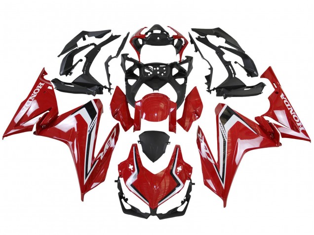 Purchase 2022-2023 Red White Black Honda CBR500R Motorcycle Fairings UK