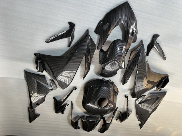 Purchase 2019-2021 Black Carbon Fiber Honda CBR500R Motorcycle Fairings UK