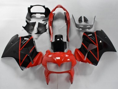 Purchase 1998-2001 Red Glossy Black Stripe Honda VFR 800 Motorcycle Fairings UK