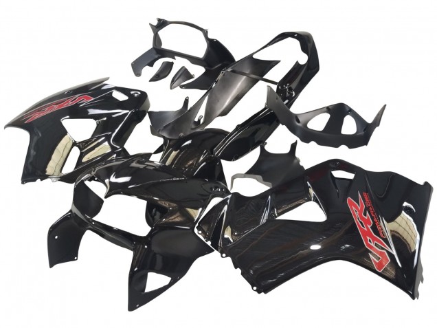 Purchase 1998-2001 Glossy Black Red Decal Honda VFR 800 Motorcycle Fairings UK