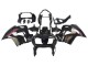Purchase 1998-2001 Glossy Black Red Decal Honda VFR 800 Motorcycle Fairings UK