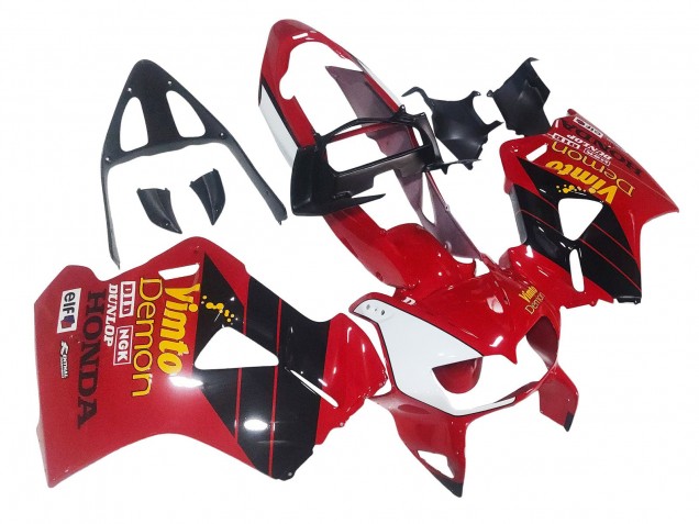 Purchase 1998-2001 Red White Glossy Black Vimto Honda VFR 800 Motorcycle Fairings UK