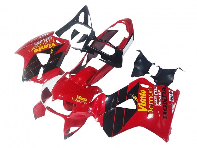 Purchase 1998-2001 Red White Glossy Black Vimto Honda VFR 800 Motorcycle Fairings UK