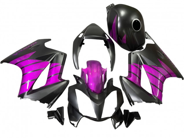 Purchase 2002-2013 Purple Matte Black Honda VFR 800 Motorcycle Fairings UK
