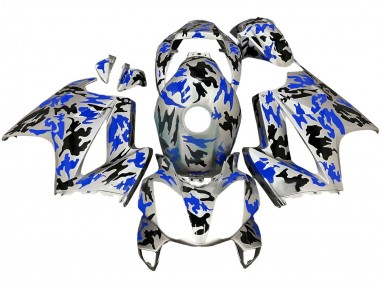 Purchase 2002-2013 Silver Black Blue Camouflage Honda VFR 800 Motorcycle Fairings UK