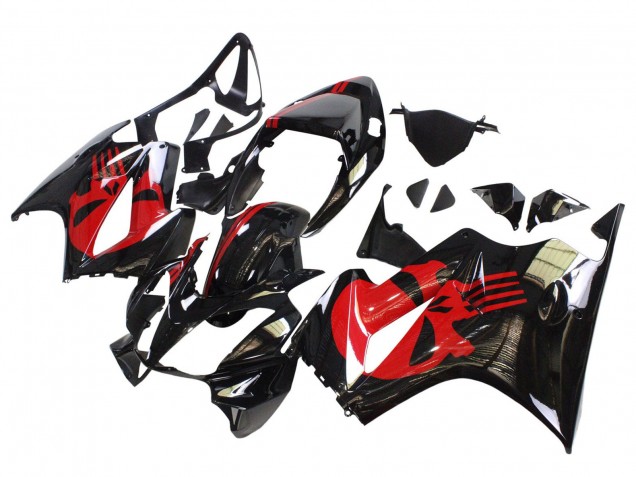 Purchase 2002-2013 Glossy Black Red Honda VFR 800 Motorcycle Fairings UK