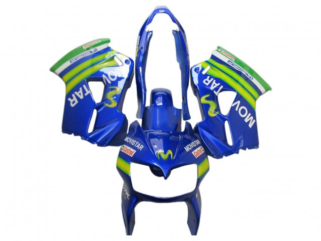 Purchase 2002-2013 Blue Green White MoviStar Castrol Honda VFR 800 Motorcycle Fairings UK