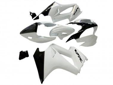 Purchase 2002-2013 Pearl White Glossy Black Decal Honda VFR 800 Motorcycle Fairings UK