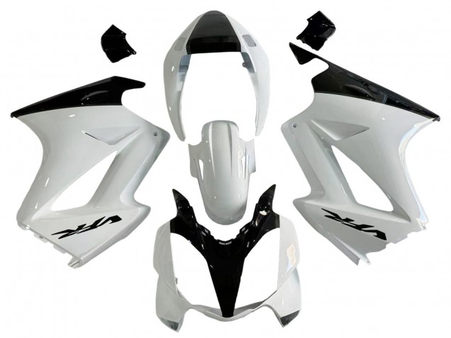 Purchase 2002-2013 Pearl White Glossy Black Decal Honda VFR 800 Motorcycle Fairings UK