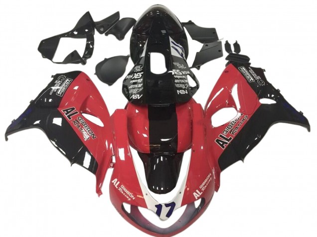 Purchase 1998-2003 Red Black Racing 17 Suzuki TL1000R Motorcycle Fairings UK