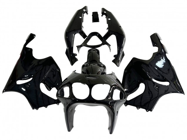Purchase 1996-2003 Glossy Black Kawasaki ZX7R Motorcycle Fairing UK