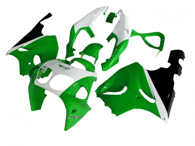 Purchase 1996-2003 White Green Black Kawasaki ZX7R Motorcycle Fairings UK