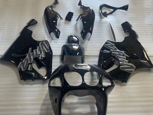 Purchase 1996-2003 Glossy Black Kawasaki ZX7R Motorcycle Fairings UK