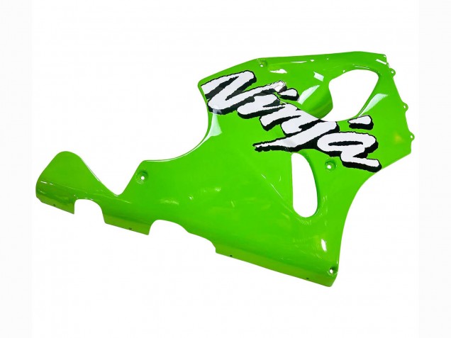 Purchase 1996-2003 White Green Kawasaki ZX7R Motorcycle Fairings UK