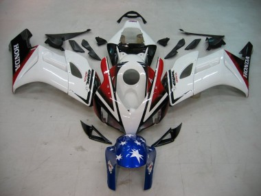 Purchase 2004-2005 White Red Glossy Black Blue Star Honda CBR1000RR Motorcycle Fairings UK