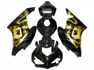 Purchase 2004-2005 Gold Glossy Black Dragon Honda CBR1000RR Motorcycle Fairings UK