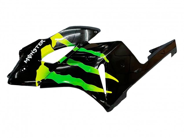 Purchase 2004-2005 Glossy Black Yellow Green Monster Honda CBR1000RR Motorcycle Fairings UK
