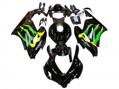 Purchase 2004-2005 Glossy Black Yellow Green Monster Honda CBR1000RR Motorcycle Fairings UK
