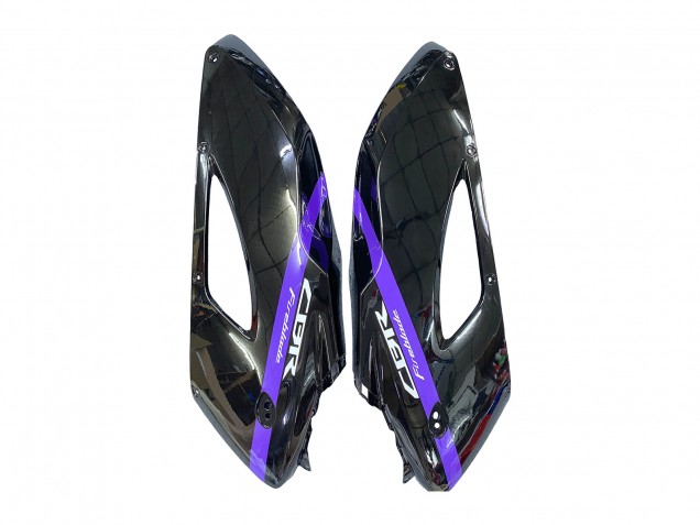 Purchase 2004-2005 Glossy Black Purple Stripe Honda CBR1000RR Motorcycle Fairings UK