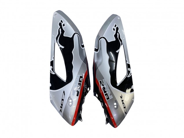 Purchase 2004-2005 Silver Glossy Black Red Stripe Honda CBR1000RR Motorcycle Fairings UK
